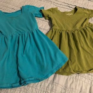 June and January Bundle 2T dresses teal avocado